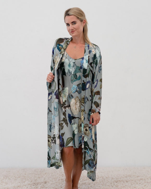 Le-Buste-Australia-Maleny-Fox-Silky-Modal-Robe-Sage-Green-Open