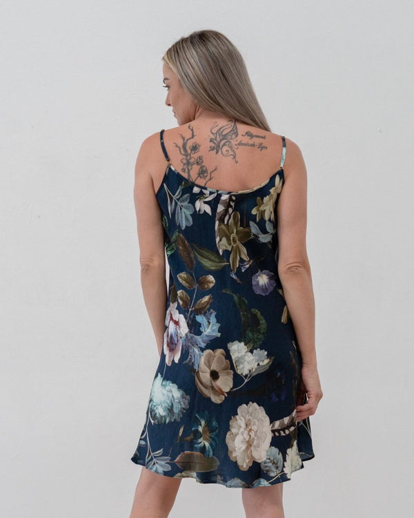 Le-Buste-Australia-Maleny-Fox-Silky-Modal-Slips-Navy-Back