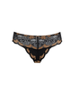 Panache Clara Brazilian in Black and Vintage Gold ghost view
