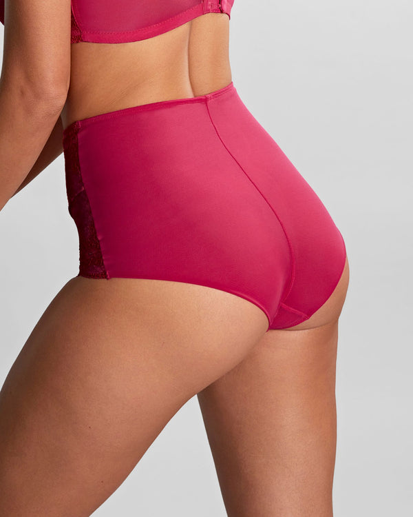 Le-Buste-Australia-Panache-7254-Clara-High-Waist-Brief-Orchid-Red-Back
