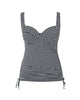 Gingham Iris Tankini made for curvy women with fuller busts ghost