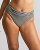 Black and White Gingham Midi Brief made for curves