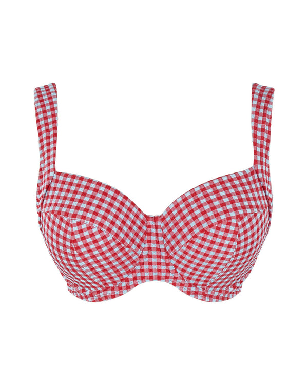Swimwear for small back big boobs Gingham ghost