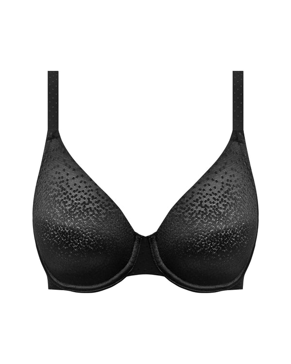 Back Appeal seamless bra in Black made for busty curvy women Ghost Image