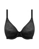 Back Appeal seamless bra in Black made for busty curvy women Ghost Image