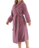 Magnolia Lounge fluffy robe for lounging comfort side view