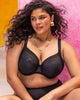 Elomi Nerina Plunge Bra in Black made for the curvier woman with a big bust lifestyle