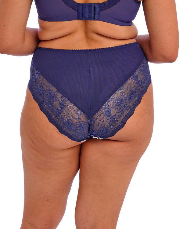 Le-Buste-Lingerie-EL4118-Elomi-Morgan-High-Leg-Brief-Sicilia-Navy-Lemon-Back