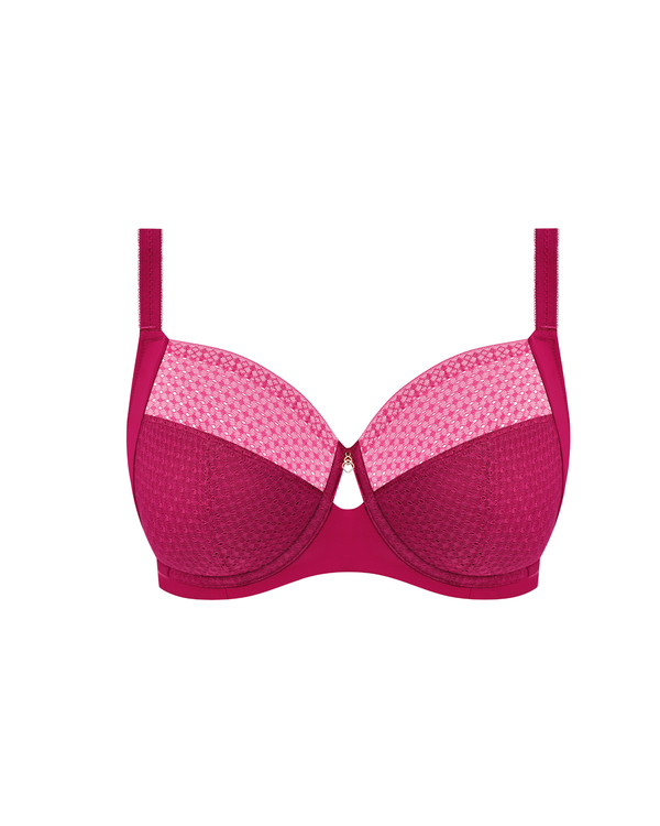 Fantasie Evolution Comfort side support bra in ruby red ghost image