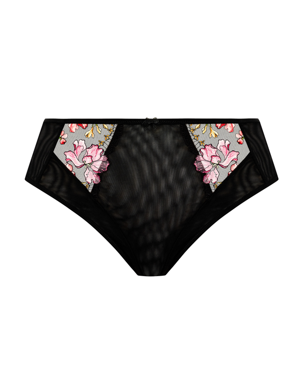 Teagan High Leg Brief in Rainbow, made for curves