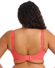 Elomi Matilda Plunge Bra is made for the curvy woman with a full bust now in sunset orange back view