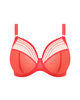 Elomi Matilda Plunge Bra is made for the curvy woman with a full bust now in sunset orange ghost image