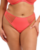 Elomi Matilda Thong is made for the fuller busted curvier woman in sunset orange front