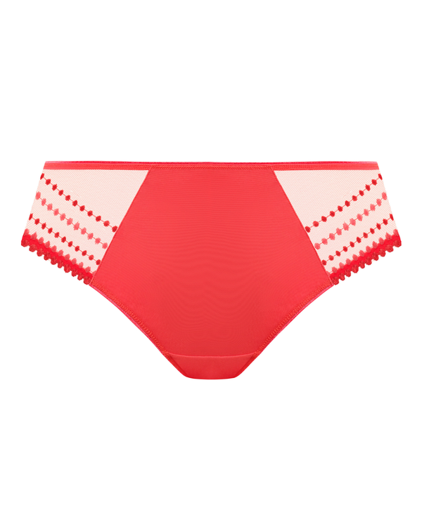 Elomi Matilda Thong is made for the fuller busted curvier woman in sunset orange ghost image