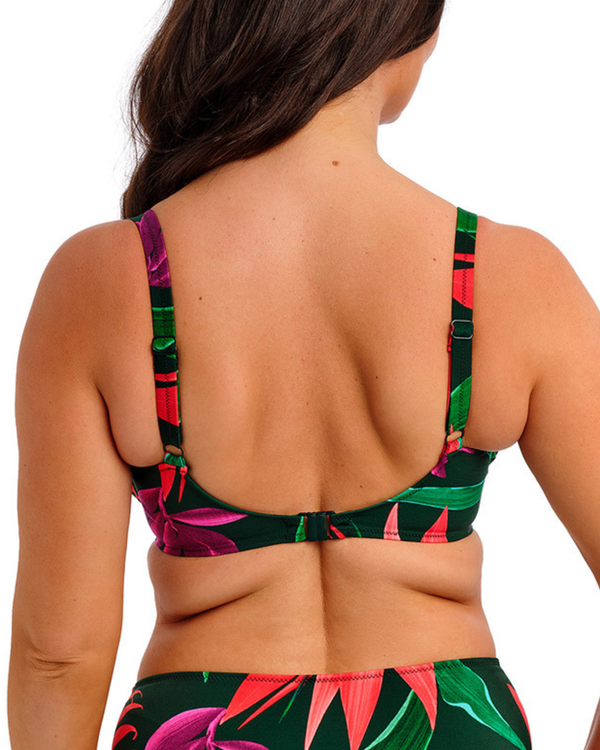 Pichola bikini top in Mangrove, made for curves