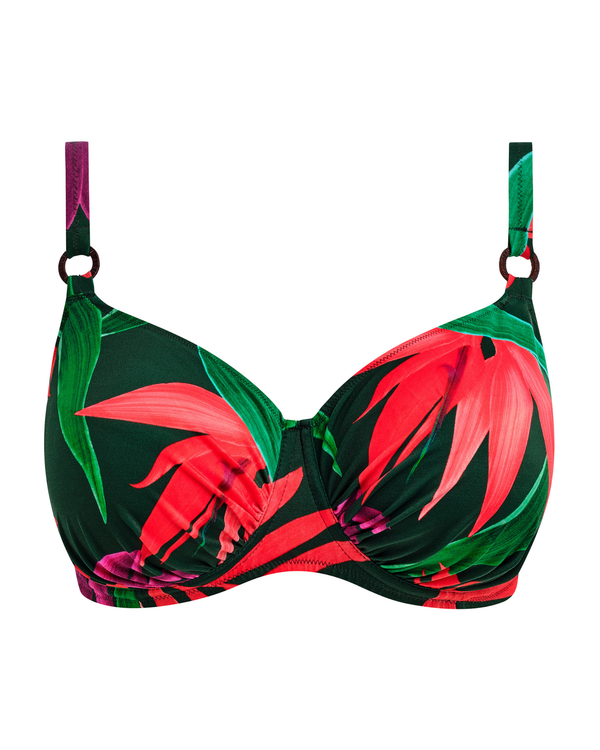 Pichola bikini top in Mangrove, made for curves