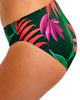 Pichola by Fantasie Swim in tropical print on green background side view