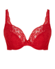 Panache Heidi Plunge Bra: Ruby Red made for curves 