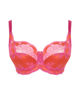 Panache Clara Full Cup in Pink Papaya, made for curves