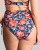 Panache Swim Liliflora Print Midi Brief, made for curves