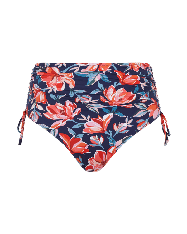 Panache Swim Liliflora Print Midi Brief, made for curves