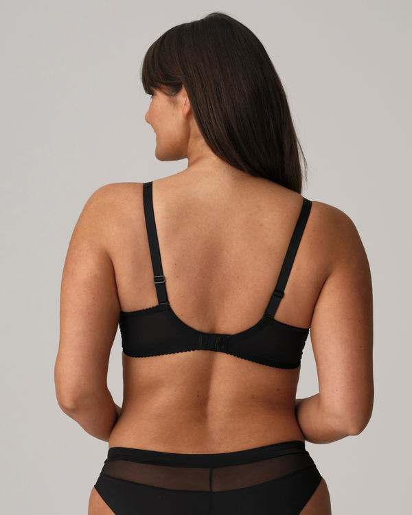 Prima Donna Sophora Balcony Bra in Black, made for curves