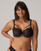 Prima Donna Sophora Balcony Bra in Black, made for curves