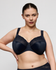 Prima Donna Salerno Full Cup Bra in Midnight, made for curves