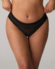 Prima Donna Sophora Rio Brief Black embroidered mesh luxurious lingerie front view