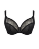 Sculptresse Ella Plunge Black Sequin Bra is made for curves