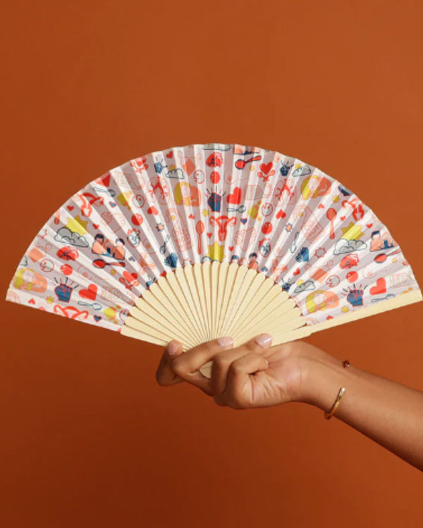 Le-Buste-Australia-Brighter-Day-Icon-Fan-Hand