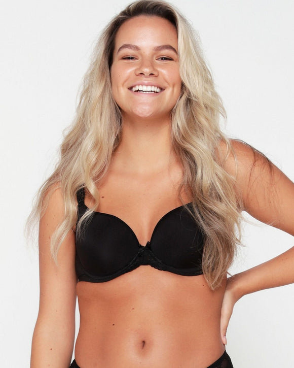 Le-Buste-Australia-1400-1-LingaDore-Daily-Uni-Fit-T-Shirt-Bra-Black-noir-front