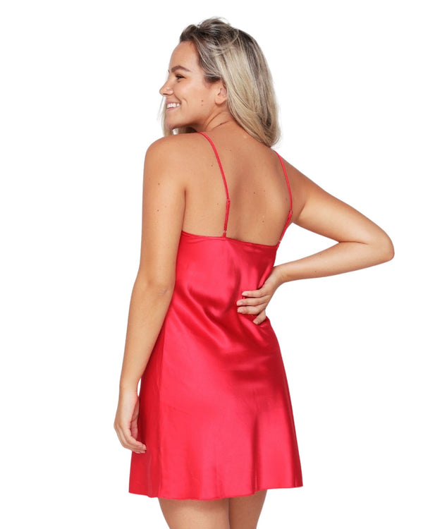 Le-Buste-Australia-1400-CH-RED-LingaDore-Daily-Chemise-Red-Back