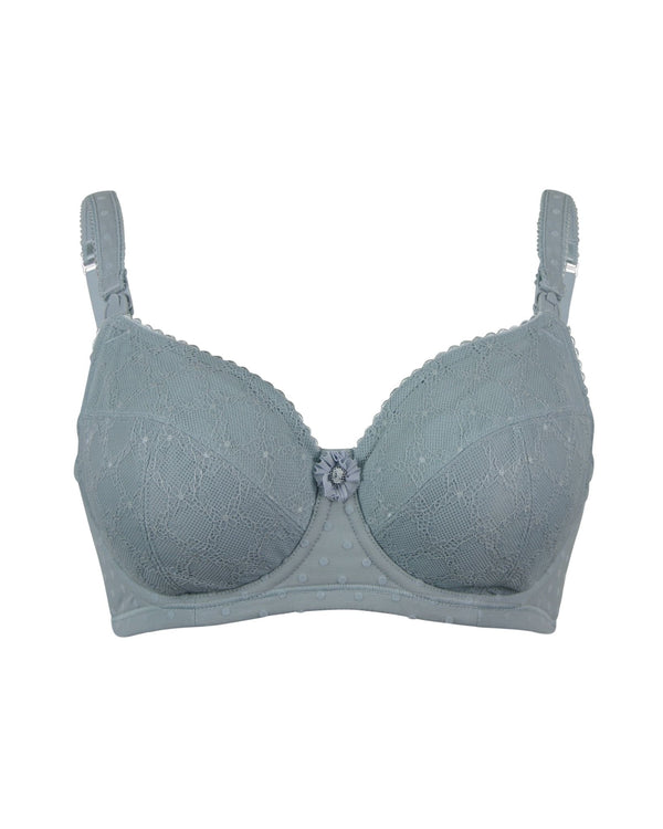 Cake Lingerie Frosted Parfait Flexi-Wire Nursing Bra Grey