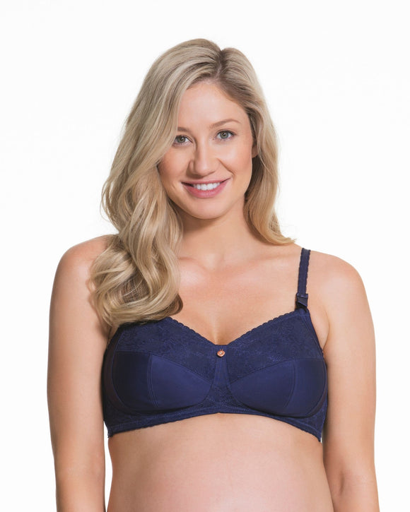 Cake Lingerie Tea Wireless Nursing Bra Navy