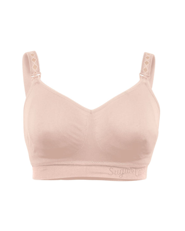 Cake Lingerie Sugar Candy Seamless Wirefree Nursing Bra Nude
