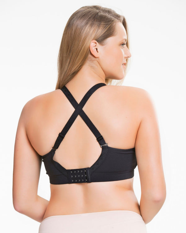 Cake Lingerie Sugar Candy Seamless Wirefree Everyday Bra Black