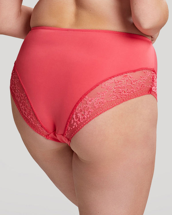 Le-Buste-Australia-9582-Sculptresse-Roxie-High-Waist-Brief-Hot-Coral-Pink-Red-Back