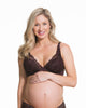 Cake Lingerie Truffles Plunge Moulded Nursing Bra Brown 