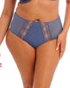 Le-Buste-Australia-EL8900-Elomi-Matilda-Plunge-Bra-EL8906-Elomi-Matilda-Full-Brief-Denim-Daisy-Blue-Dusty-Front