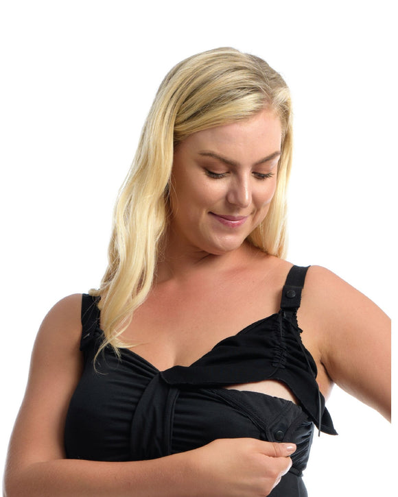 Full Embrace Mini Nursing Cover Black