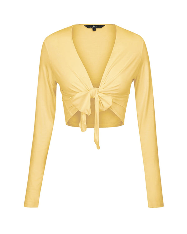 My Cup Runneth Over Wrap Me Up Top Buttercup Yellow